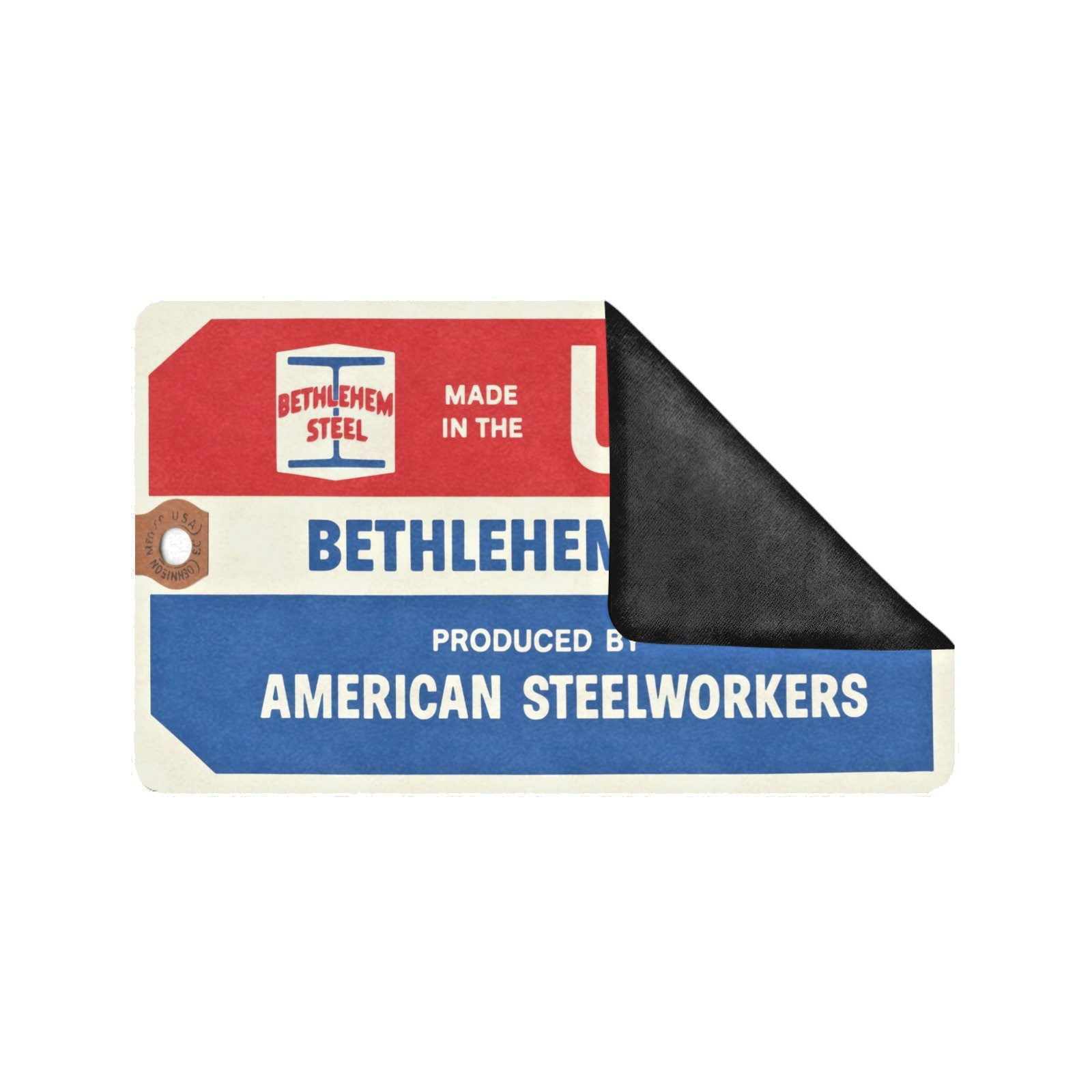 Bethlehem Steel Vintage Doormat Rug In / Out Decor