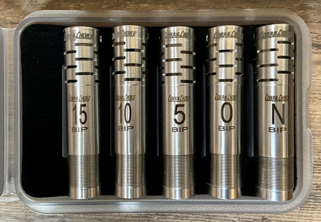 SET OF 5 COMP-N-CHOKE PORTED BROWNING INVECTOR + PLUS CHOKE TUBES