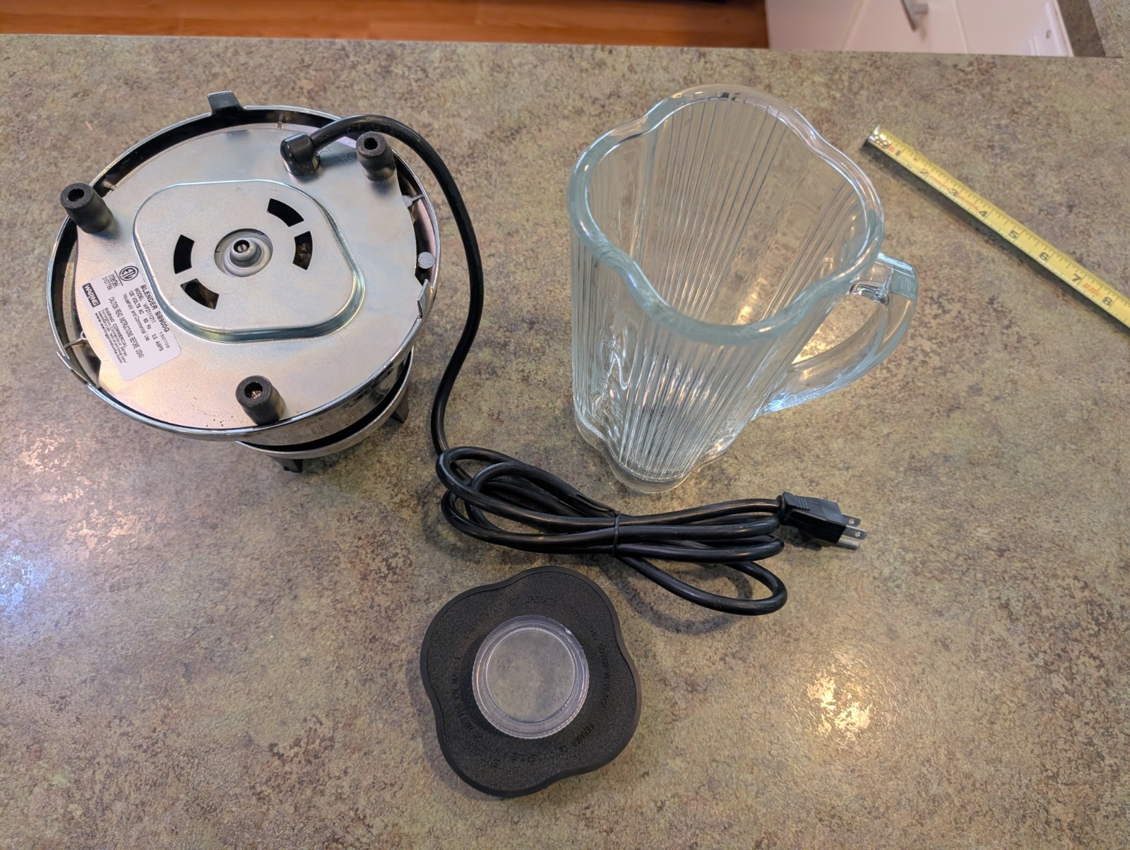 WARING Commercial Glass Bar Blender Model WF2111211 BB900G Works ~ See VIDEO