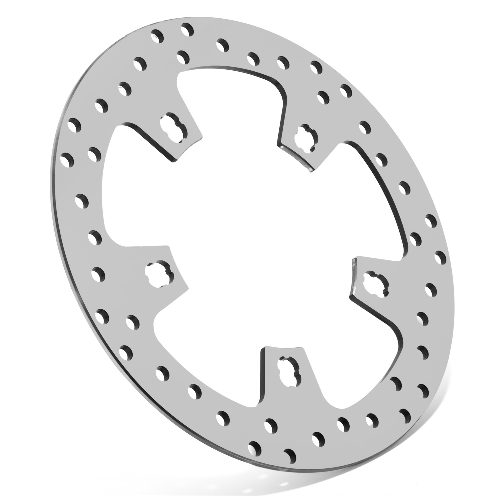 Polished Front Brake 11.5" Enforcer Rotors Bolts for Harley 2000-2007 Road Glide