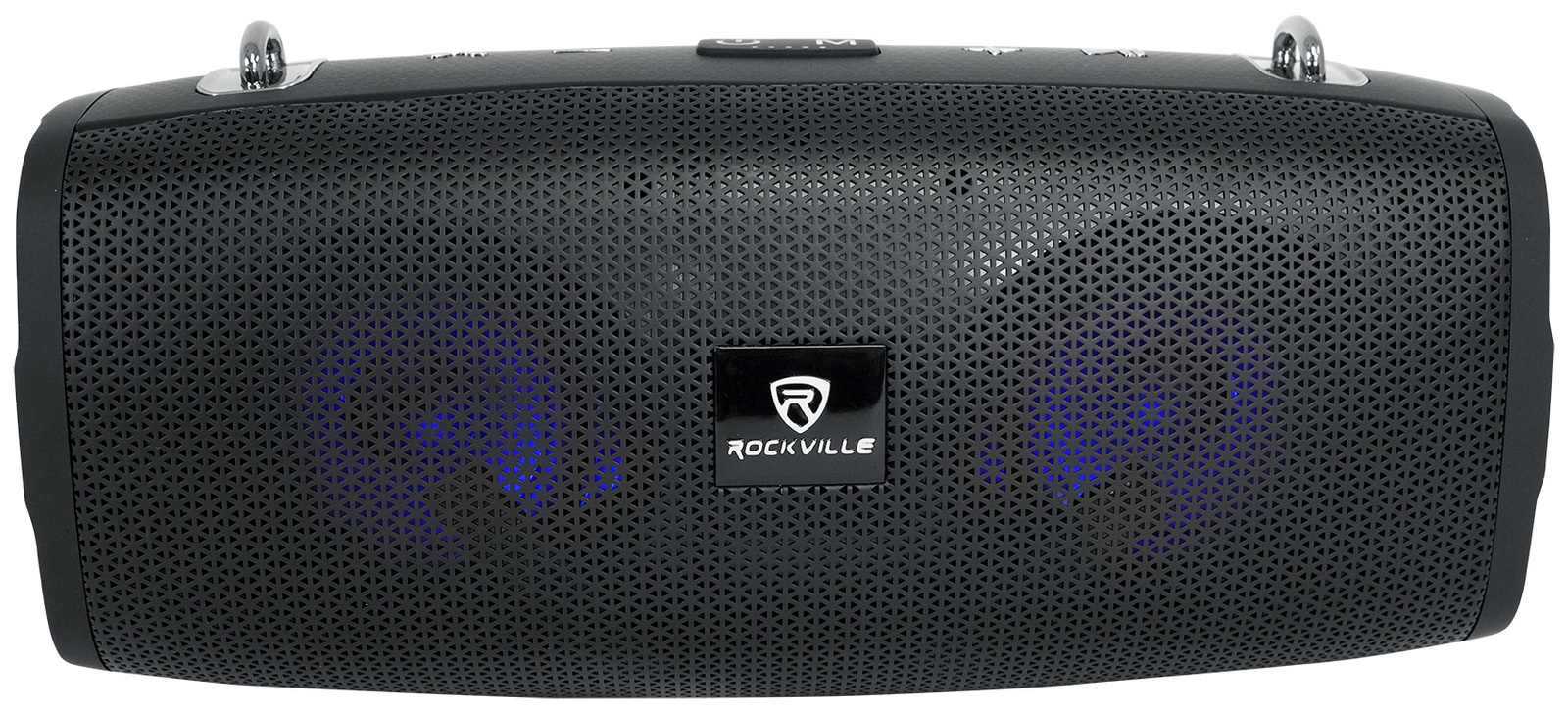 Rockville RPB-KAR Portable Bluetooth Speaker + Karaoke Microphone + Party LED's