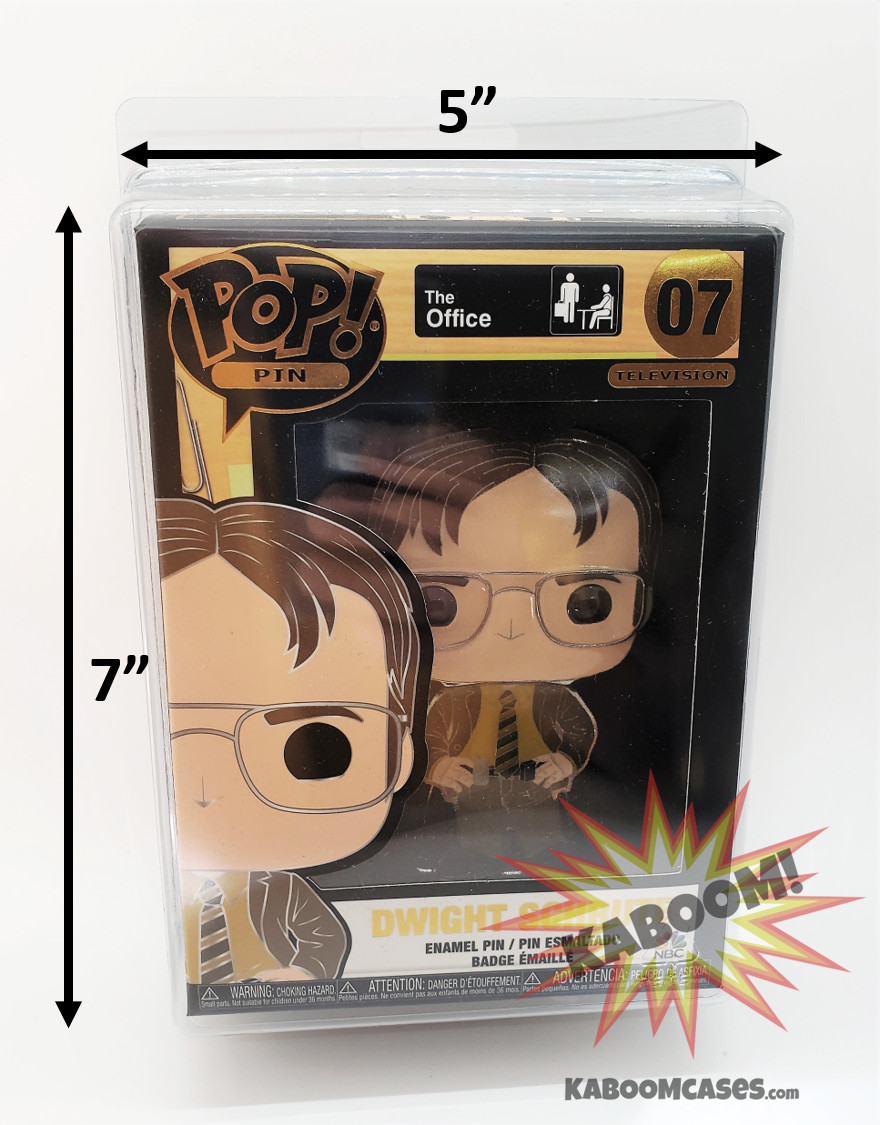 Protective Display plastic clamshell cases for Funko POP Pin Premium Enamel Pin