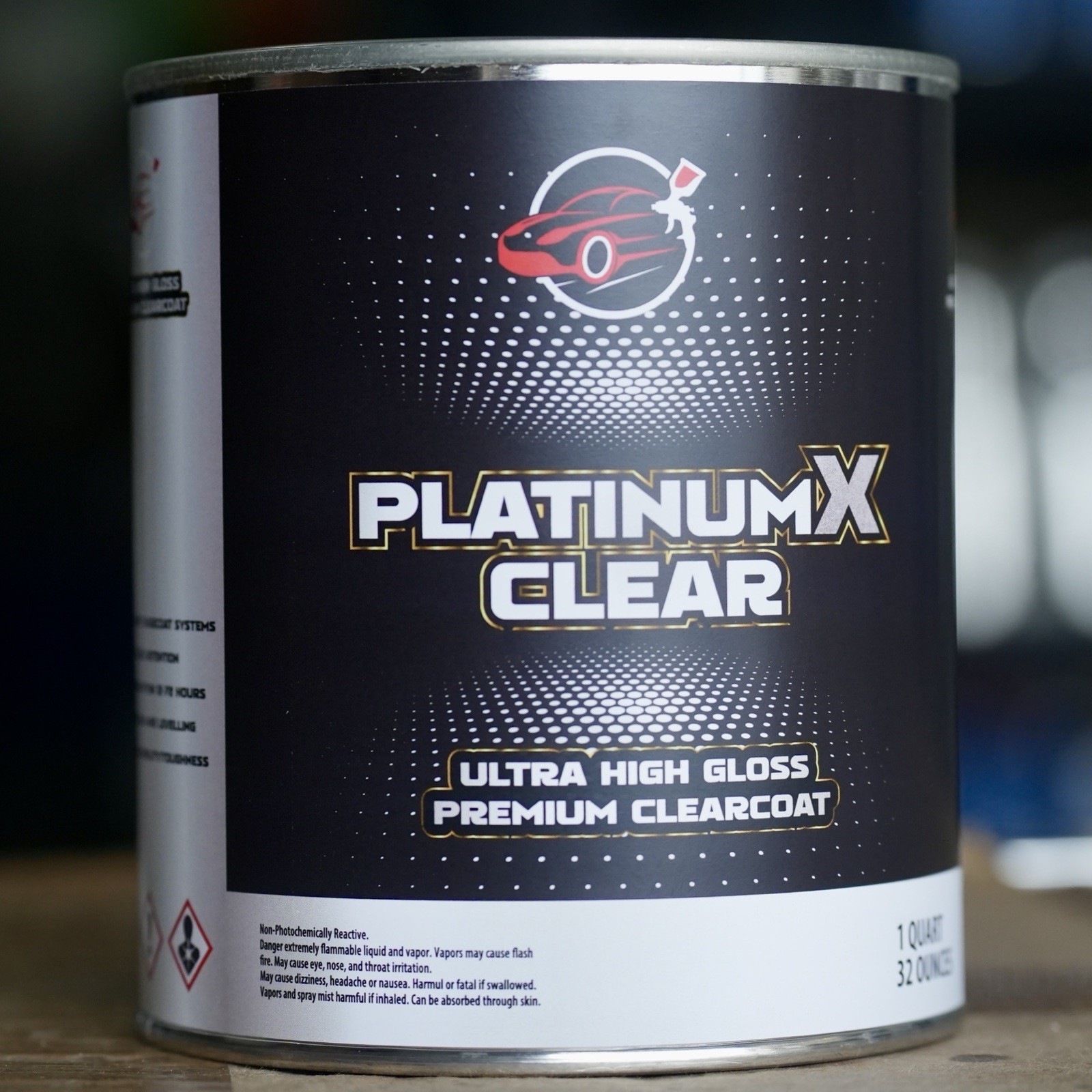 PlatinumX Clear Coat QUART Kit 4:1 High Ultra Gloss Automotive Clearcoat!