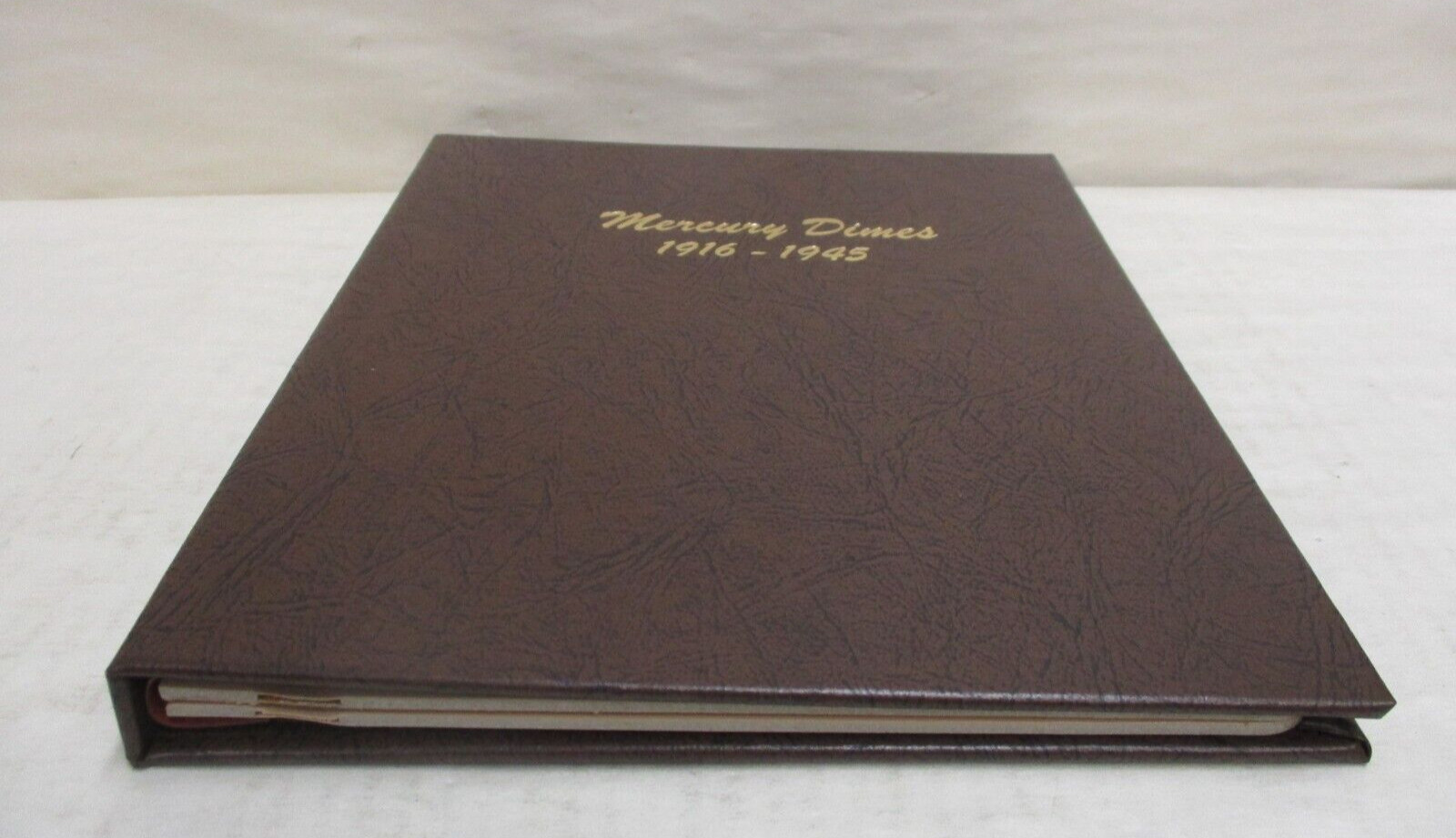 Dansco Coin Album #7123 Mercury Dimes 1916-1945 No Proofs 2-Page Album