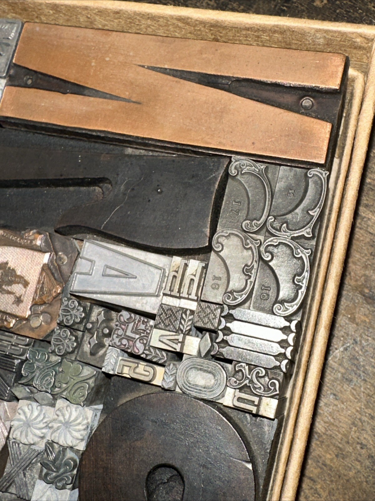 Printing Blocks Ornamentals Borders Dingbats. Wonderful Variety!! #58 Beautiful!