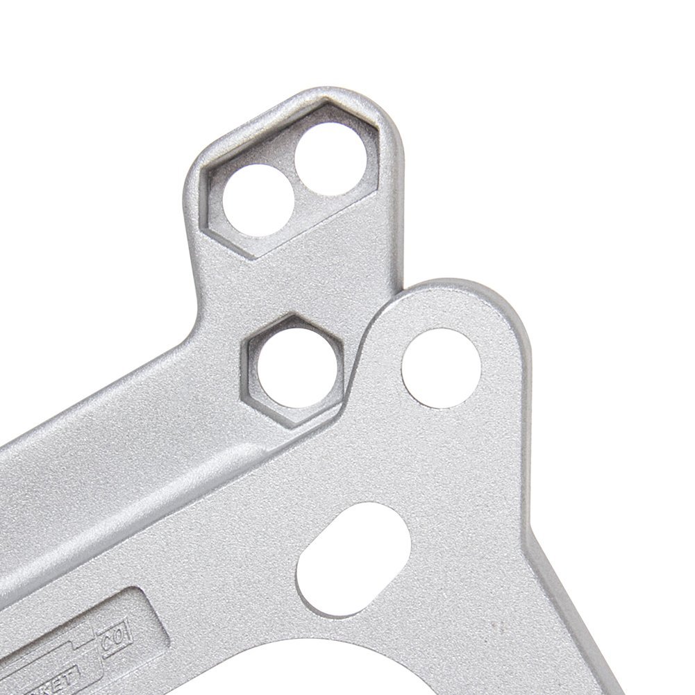 Aluminum 1933 Carb Carburetor Adapter 2bbl-4bbl Kit 4-Bolt 2 Barrel to 4 Barrel