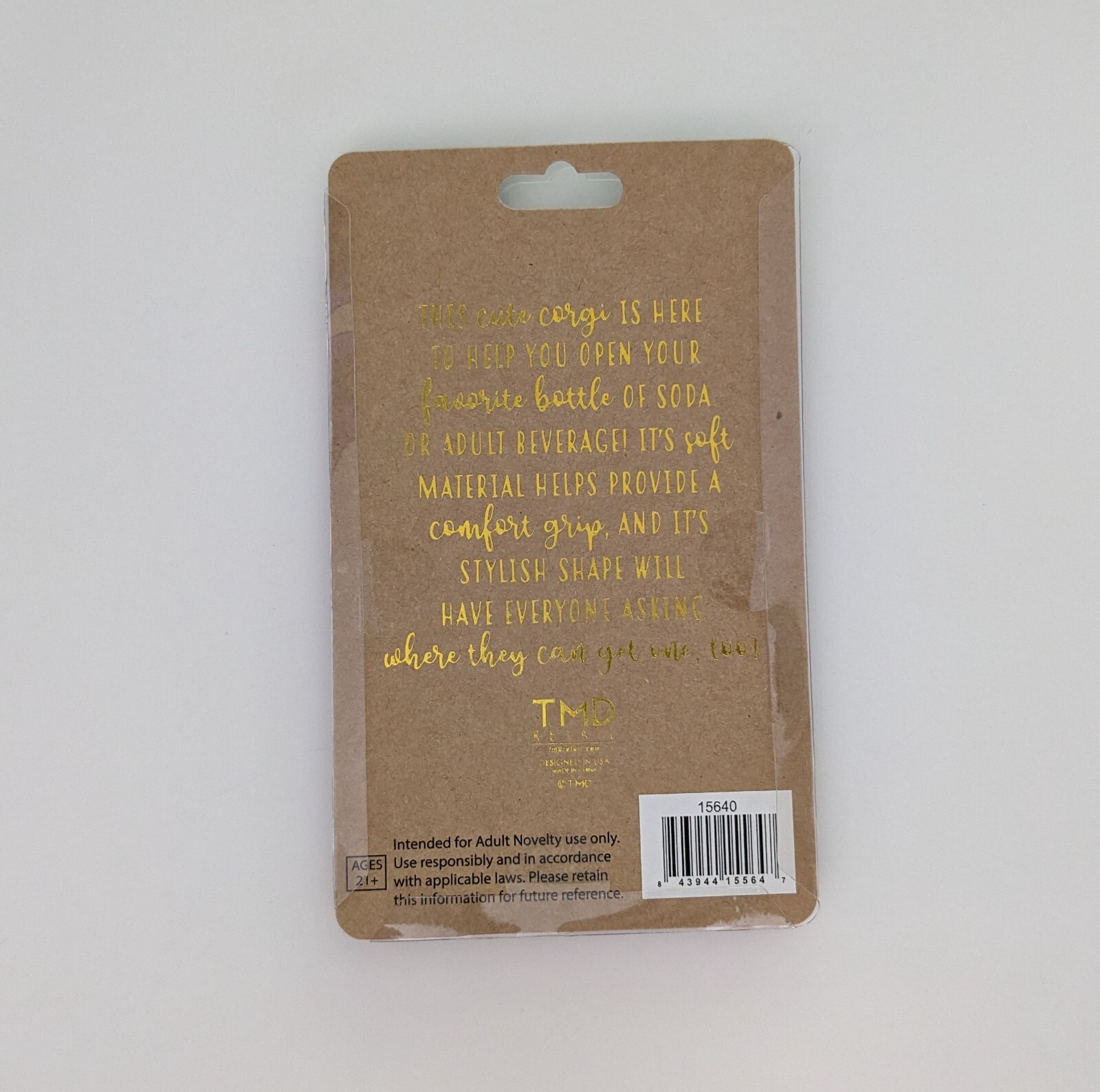 TMD Fun Bar Silicone Corgi Bottle Opener