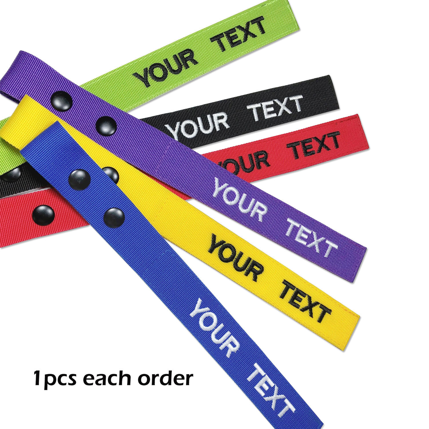 Customized Luggage Tags Personalized Suitcase Tag Text Baggage Label Embroidered