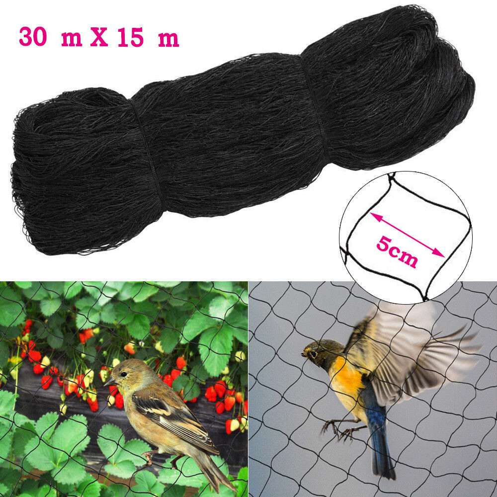 Anti Bird Netting Garden Net Poultry Aviary Barrier Net for Garden 50 X 100ft