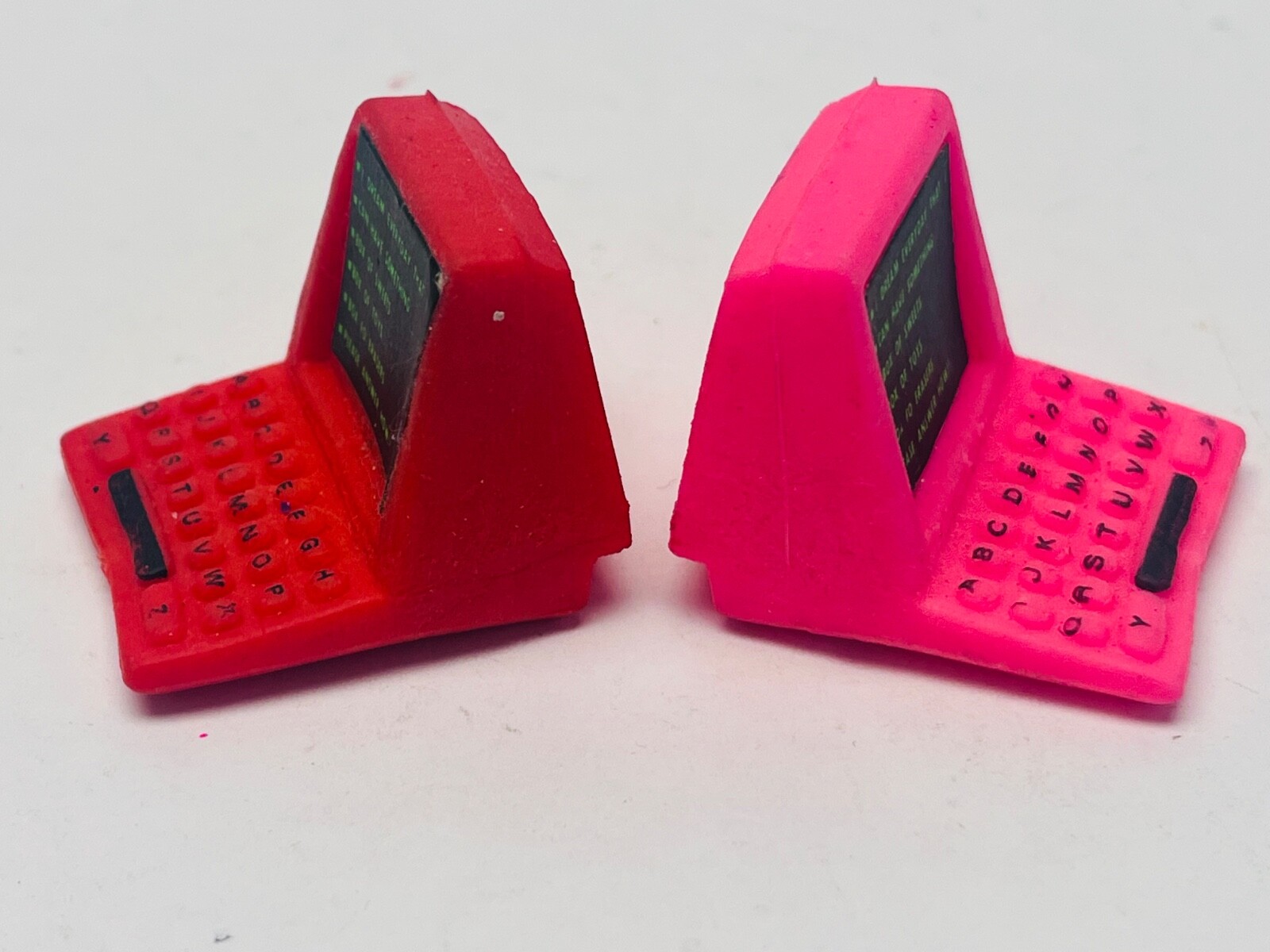 Vintage 1980s Desktop Computer Erasers Set Novelty Collectible Cool Retro BIN 21