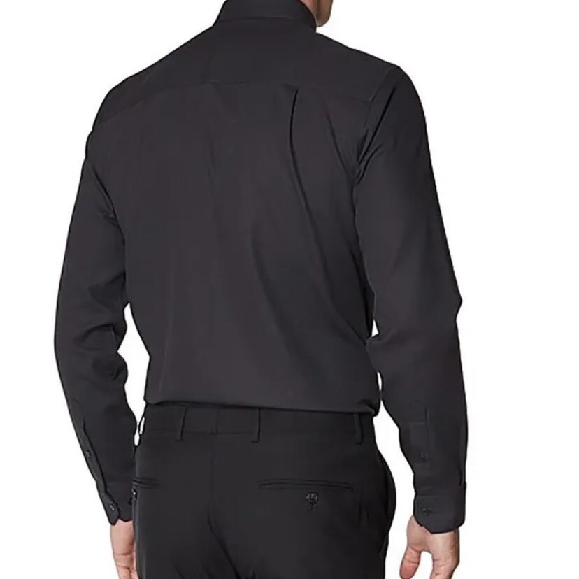 NWT Ben Sherman Slim Fit Black Button Down Dress Shirt Men’s M 15/15.5 32/33