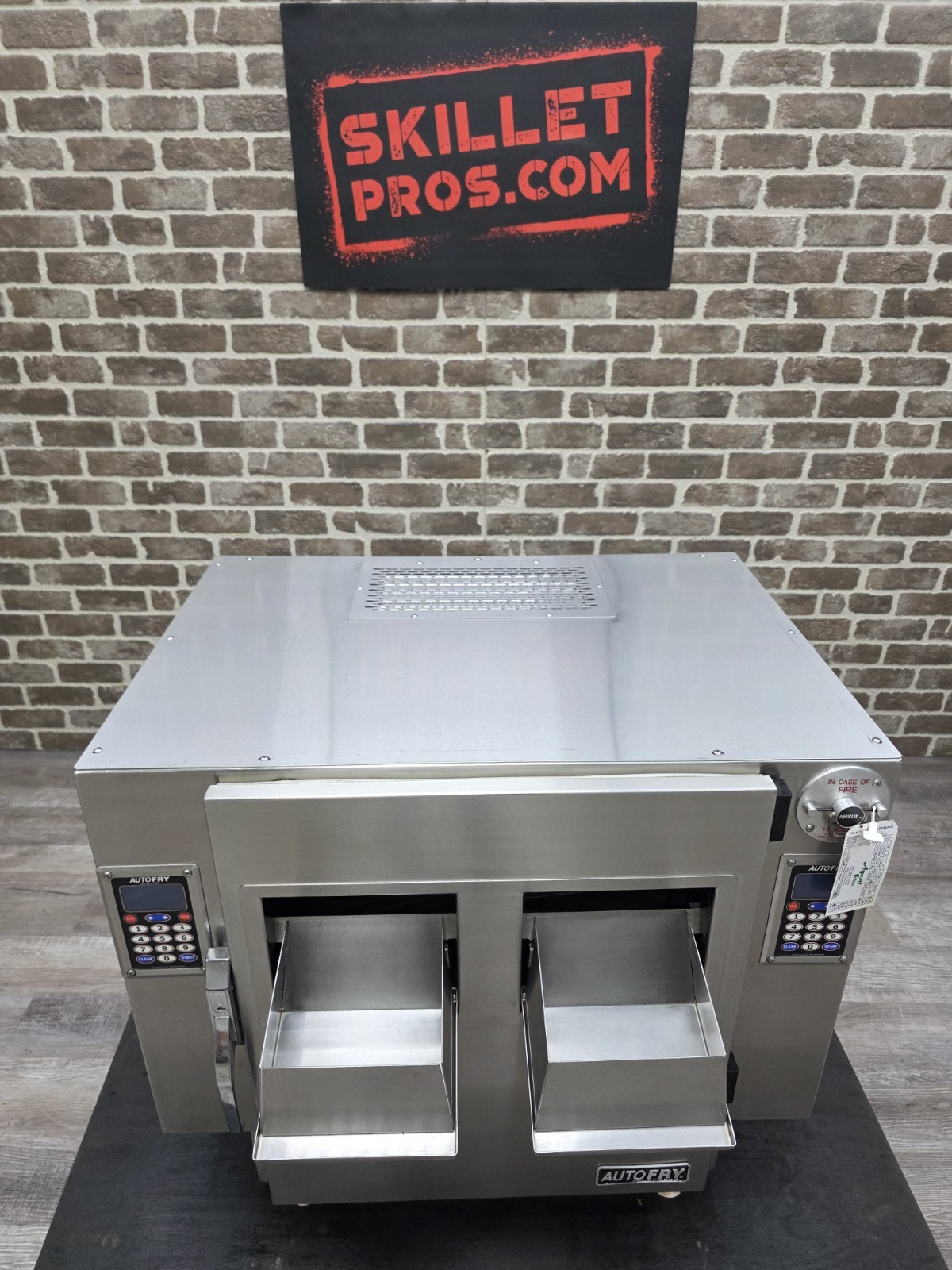 AutoFRY MTI-40C Double Basket 6 Gallon Automatic Self-Contained Ventless Fryer