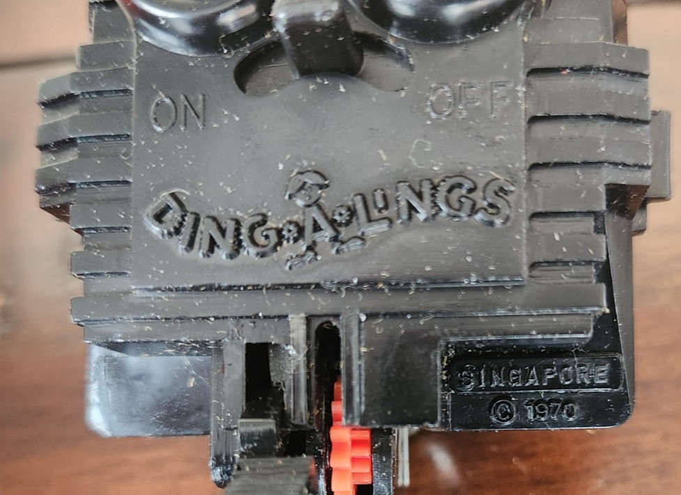 Ding-A-Ling Bridge Set 4 Robots 1971 Topper Toys Rare Working Metal Cam Powerpak