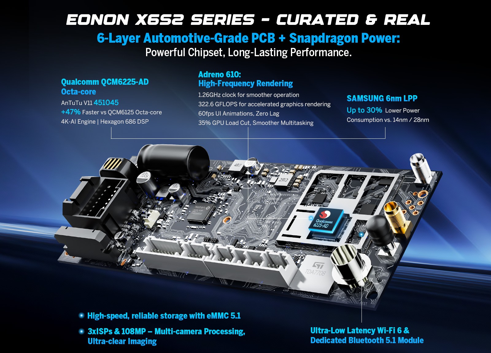 9 inch QLED 6+64 Android Car Stereo GPS Navigation for Ram 1500 2013-2018 4G LTE