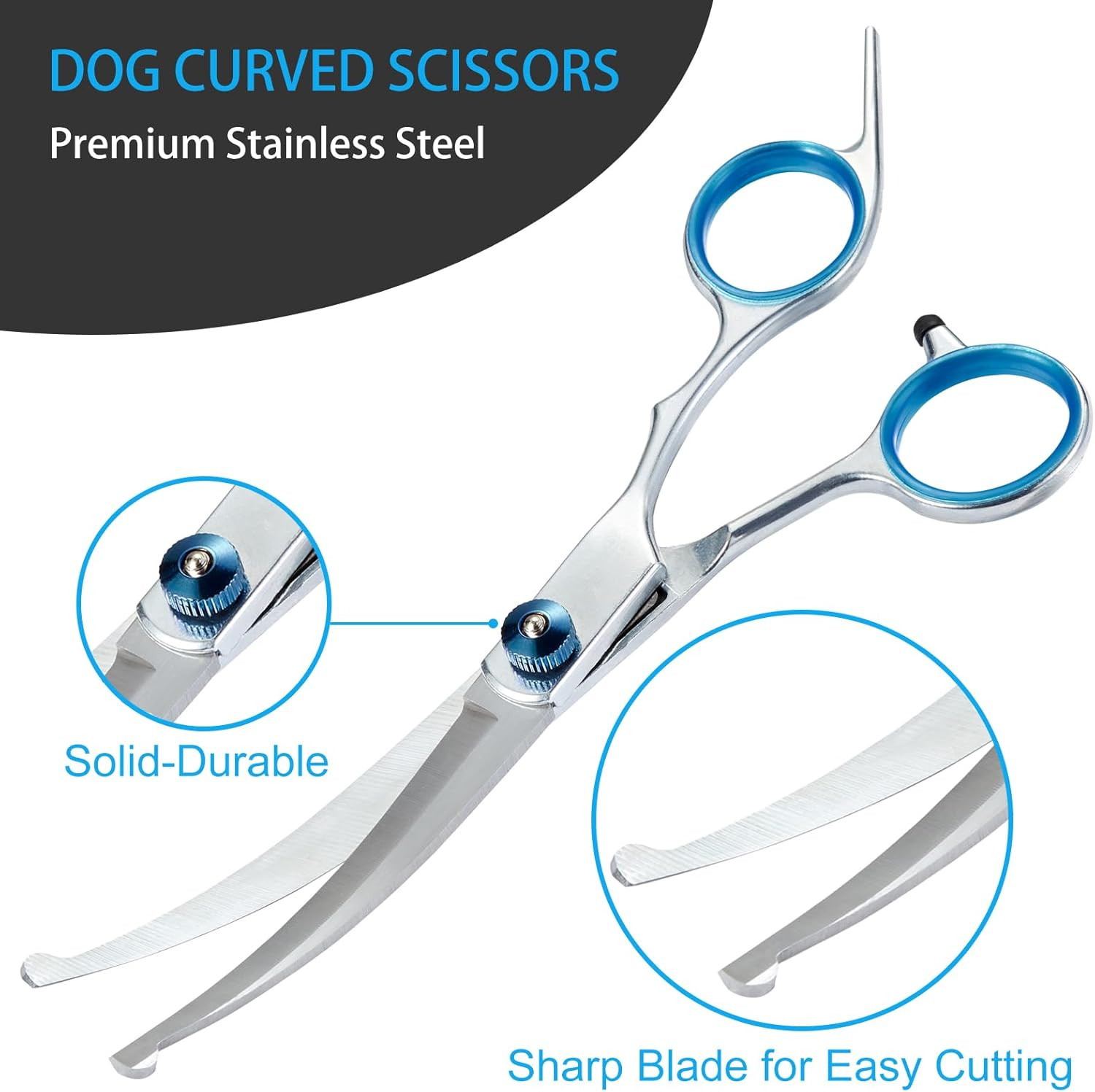 5 in 1 Premium Dog Grooming Scissors, Professional Dog Scissors for Grooming