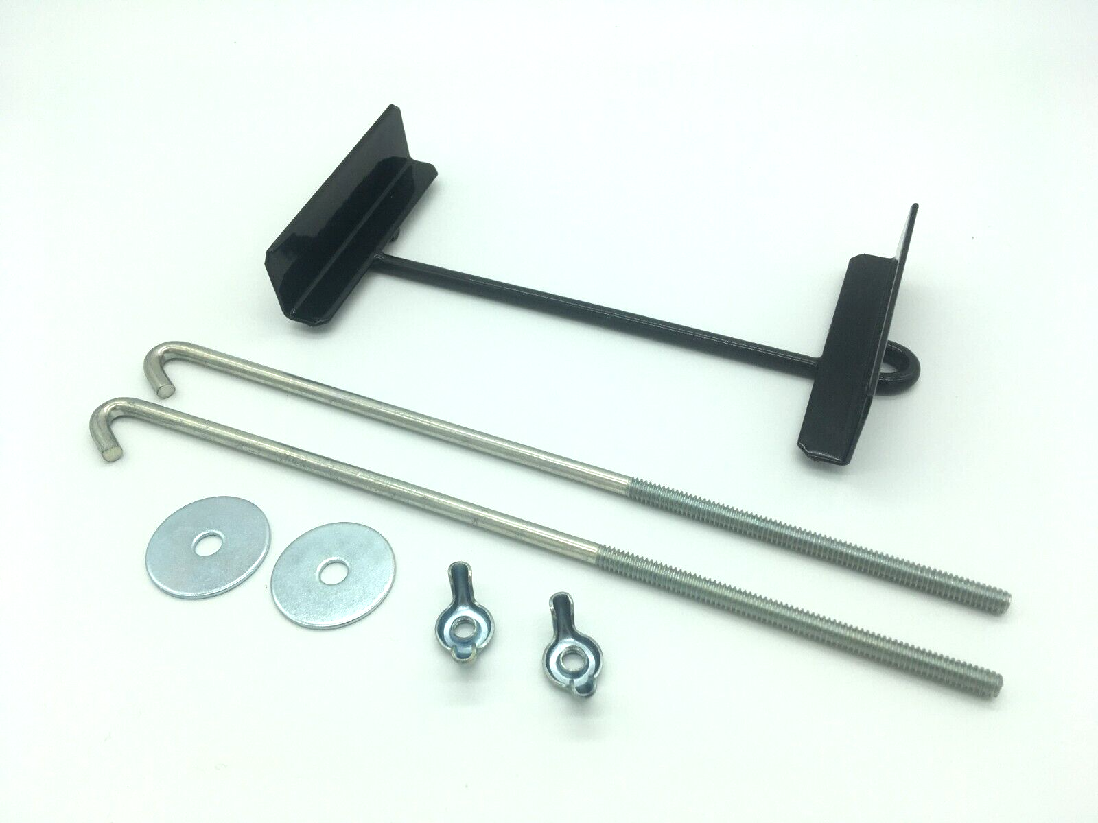 Battery Hold Down Kit Universal, Cross Bar with 10" J Bolts