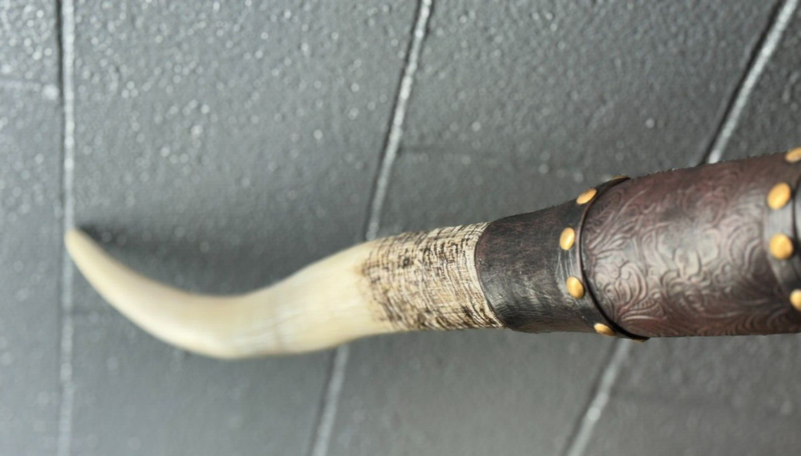 41" STEER BULL HORNS WESTERN LONGHORN WALL HANGING COW 3 1/2 Foot FAUX longhorns