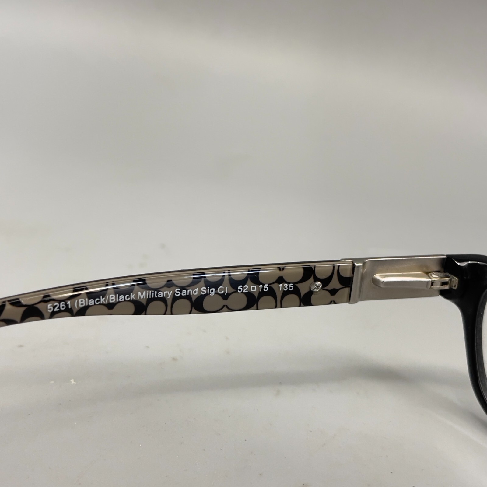 Coach HC 6061 / 5261 Emma Black Eyeglasses 52-15-135mm 100% Original !NO CASE!