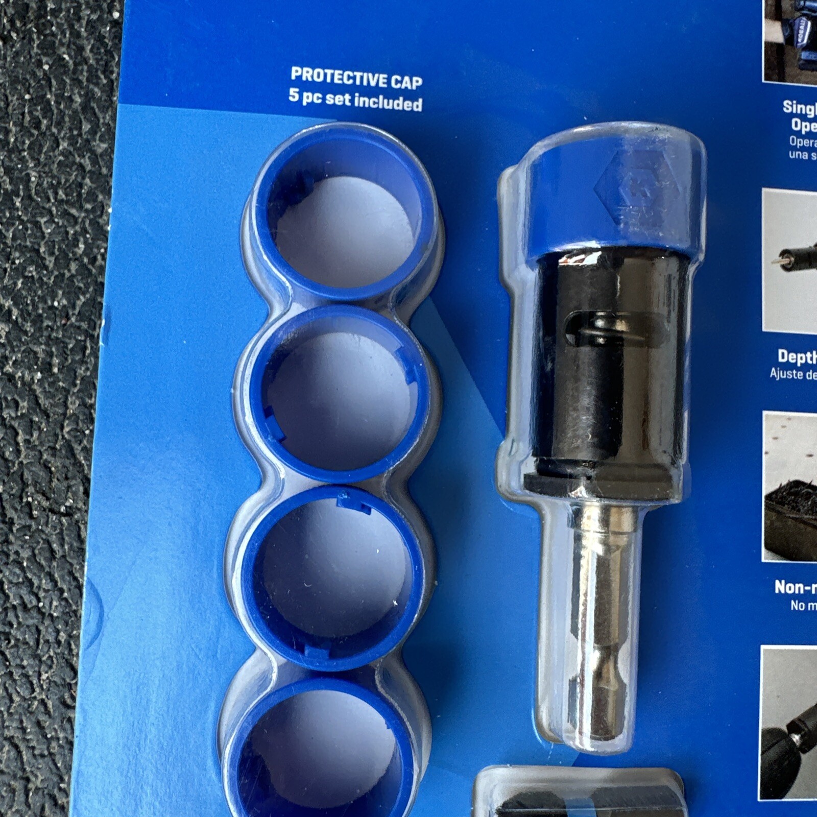 Kobalt drywall bit holder and extractor 1099217 single hand operation {AA}