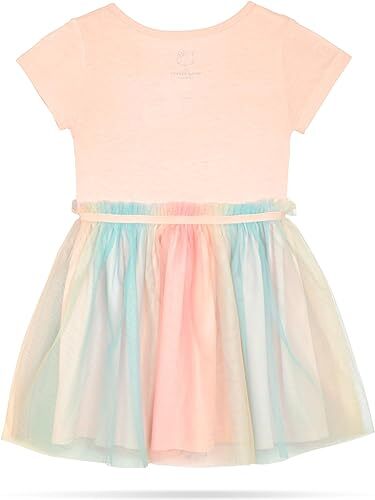Hello Kitty Girls and Toddlers' Short Sleeve Tutu Dress Casual Party Tulle Skirt