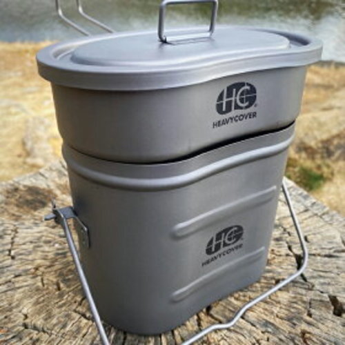 HEAVY COVER / Heavy Cover Military Style Titanium Mess Kit [Japanese Product]