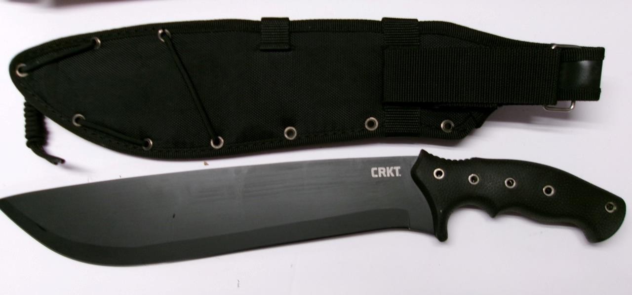 CRKT K910KKP Ken Onion ChanceInHell Machete Fixed Blade w/ Sheath