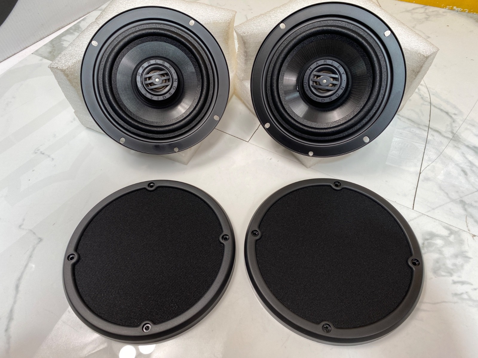 OEM 14+ Harley Touring OEM Fairing Speaker Set And Grills Pair Take-off