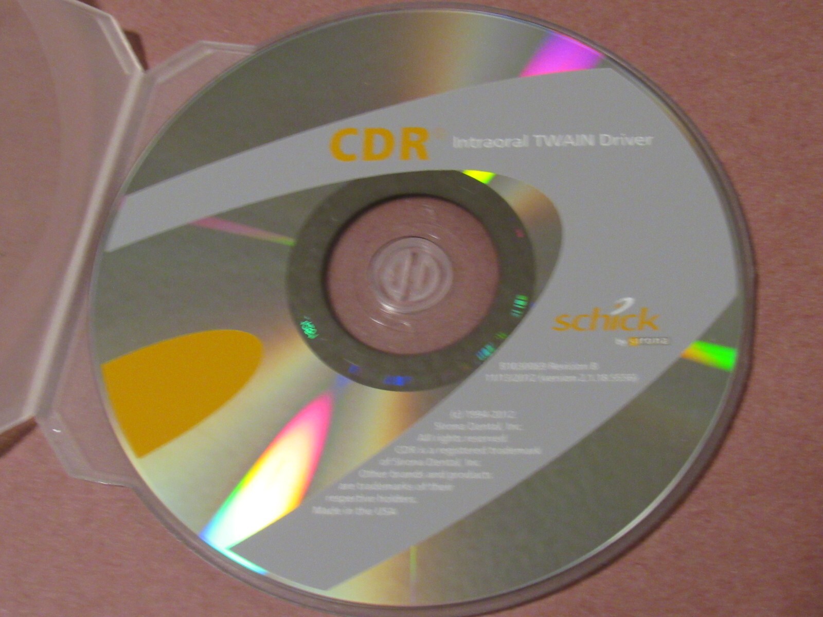 Schick CDR Intraoral Twain Driver Disk only