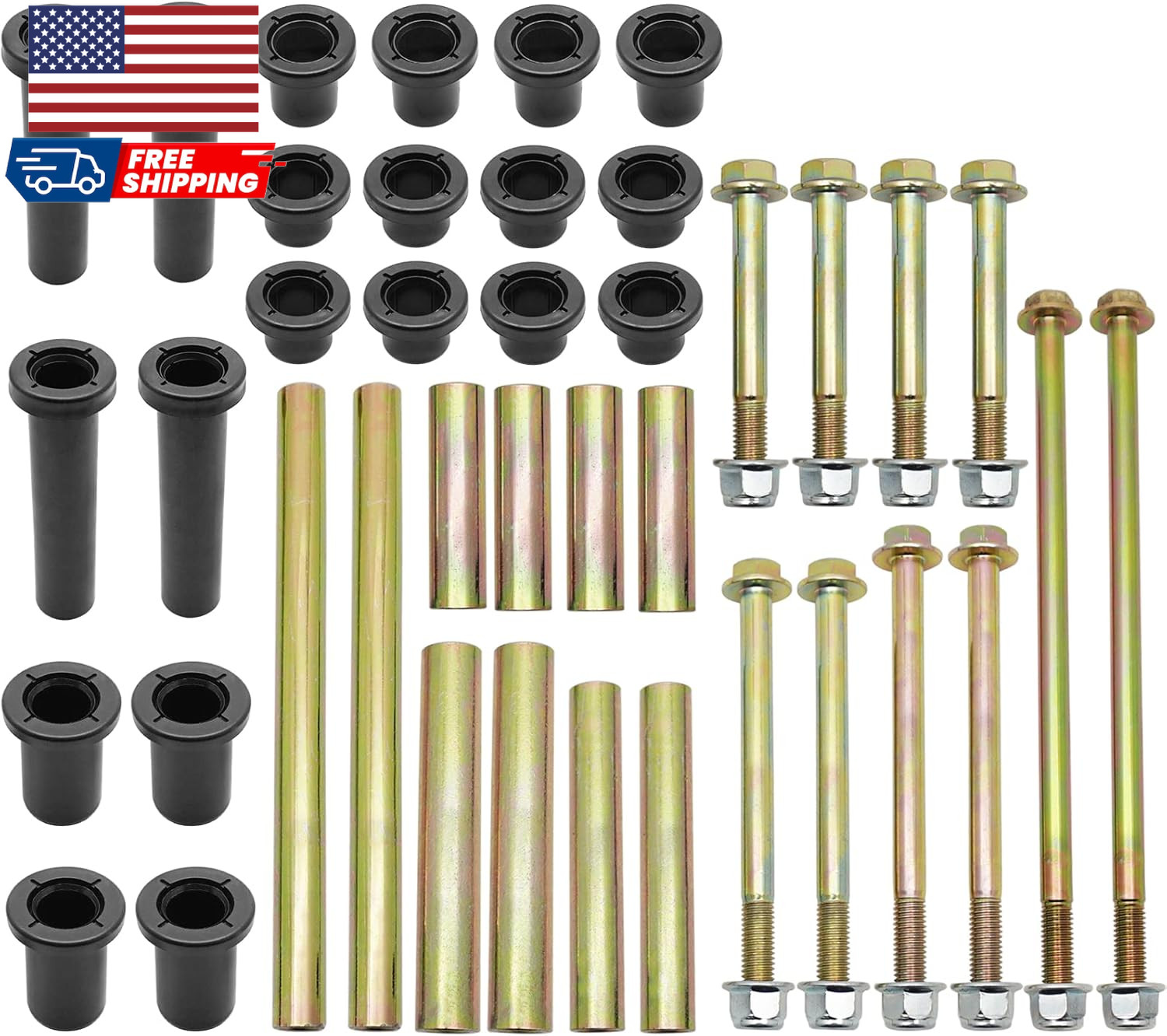 Rear A-Arm Bushing Rebuild Kit 2 Side for Polaris Sportsman 1000 850 550 2010