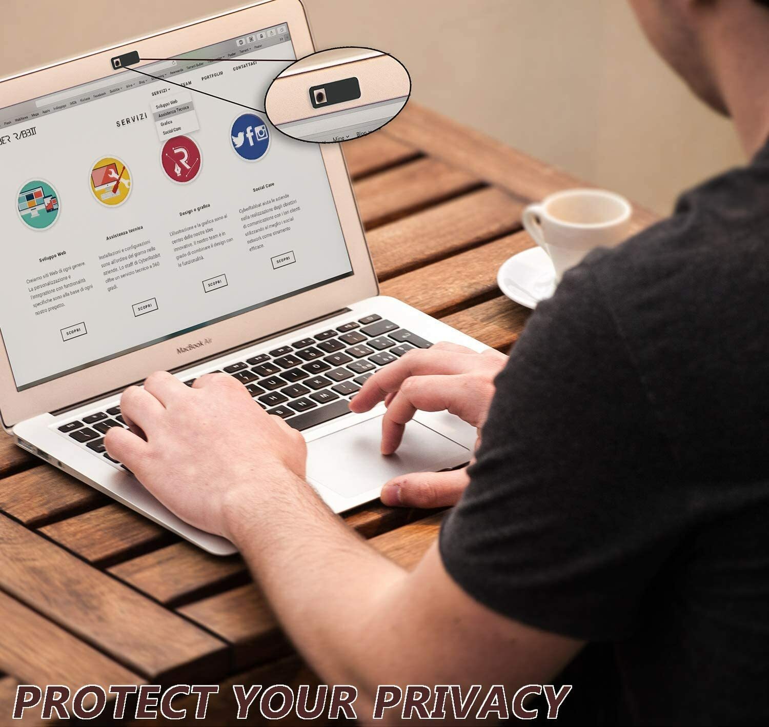 6PCS Large Medium Small WebCam Cover Slide Camera Privacy Security Protect