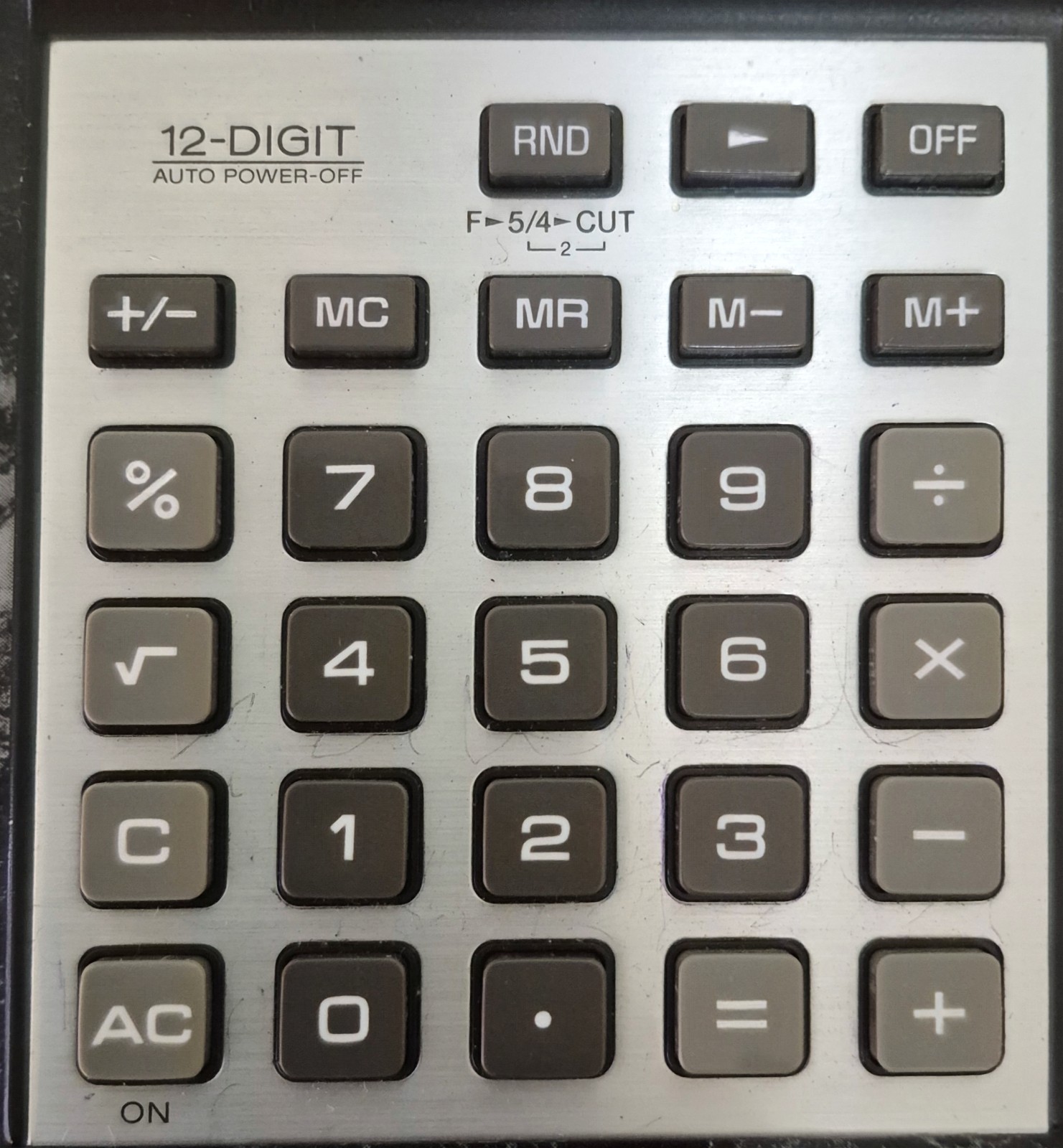 Vintage CASIO Calculator HL-122 12-Digit Battery Powered Tested Made Japan 1986