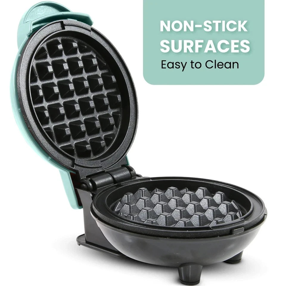 Commercial Electric Non-Stick Belgian Waffle Maker Iron For Breakfast Sandwiches