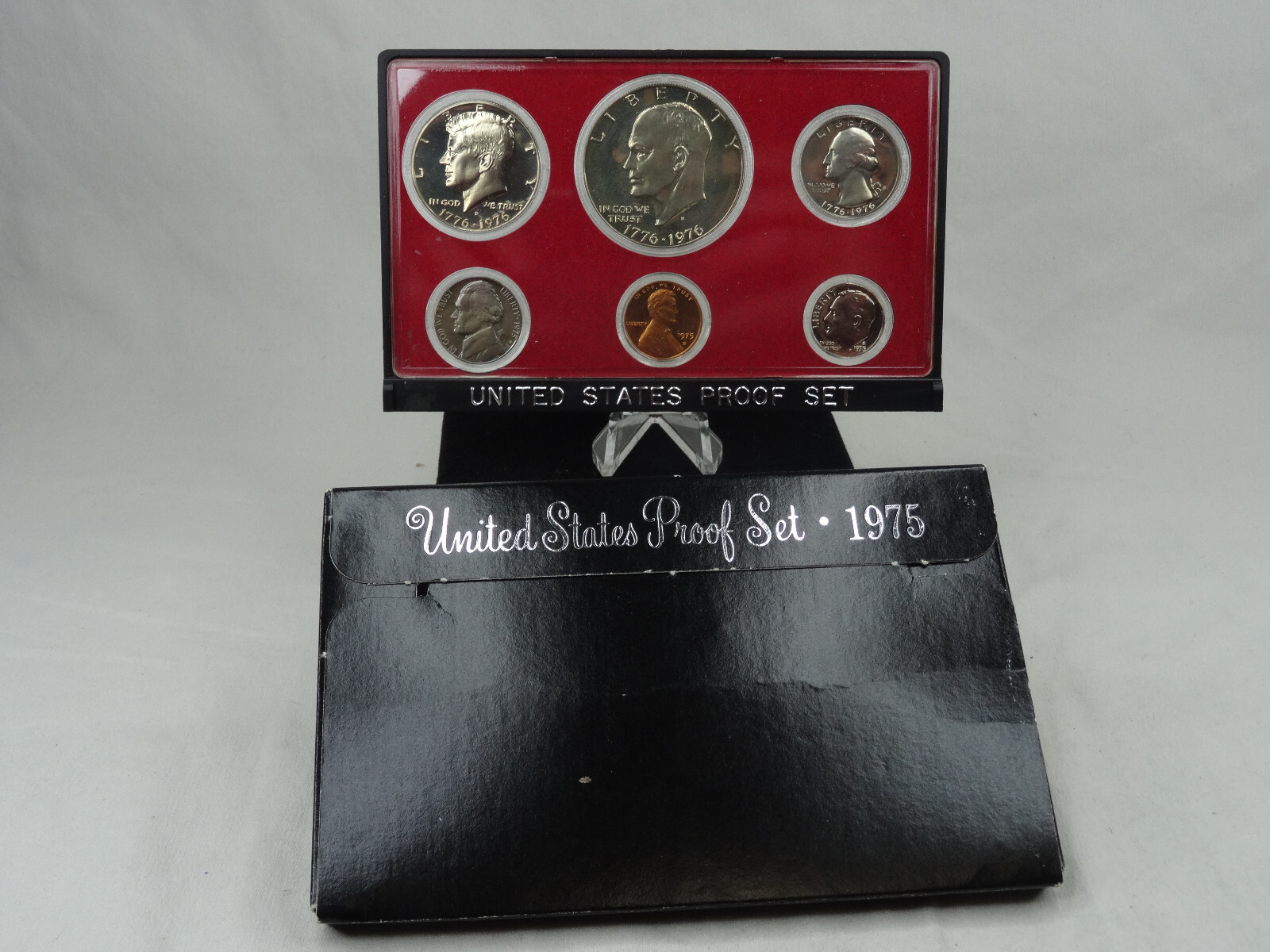 1970-1979 Lot of 10 US Mint Proof Sets Decade 57 Coins 40% Silver Kennedy OGP