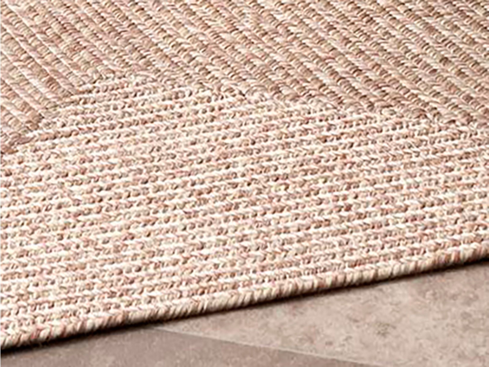 Nuloom Braided Lefebvre 5'x8' Indoor Outdoor Area Rug Tan Waterproof Patio Deck