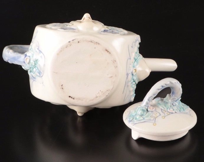 David Keyes Funk Art Fantasy Tacoma Art Pottery Teapot Figural