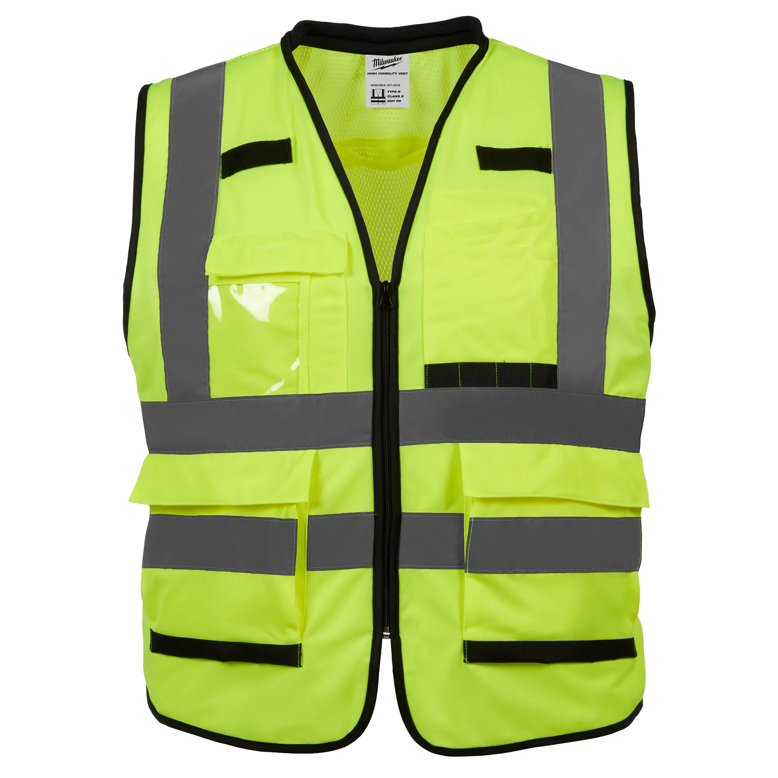 Milwaukee 48-73-5041 Class 2 High Vis Yellow Performance Safety Vest - S/M