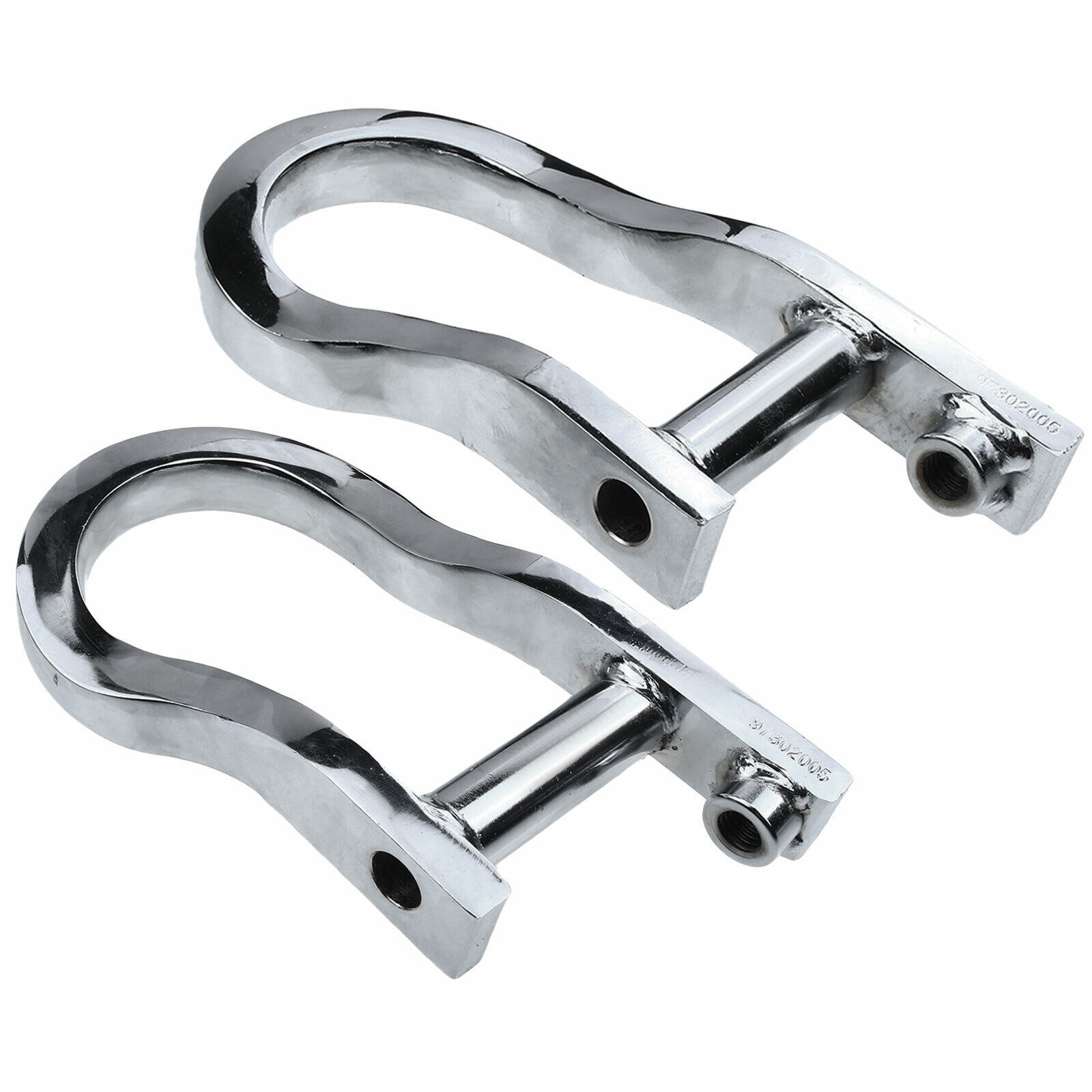 2pcs Chrome Tow Hooks for 2007-2019 Chevrolet GMC Silverado Sierra 1500 84072462