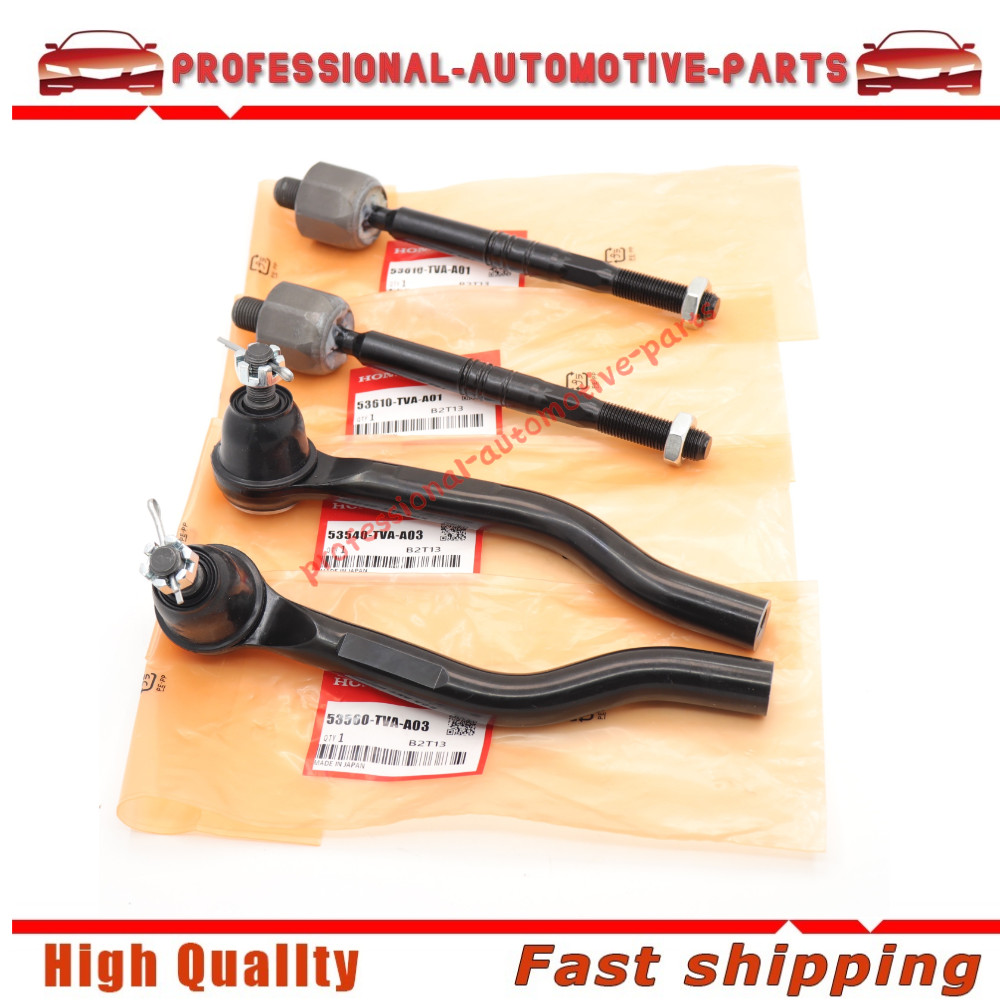 OEM 1 Set Inner + Outer Tie Rod Steering Gear Fit For 2018-2022 Honda Accord