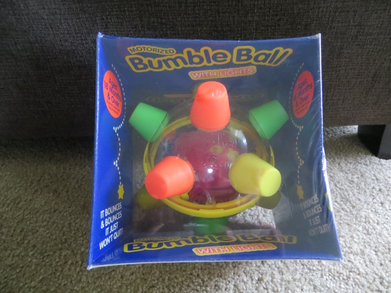 ERTL MOTORIZED BUMBLE BALL WITH LIGHTS - NEW IN SEALED PACKAGING