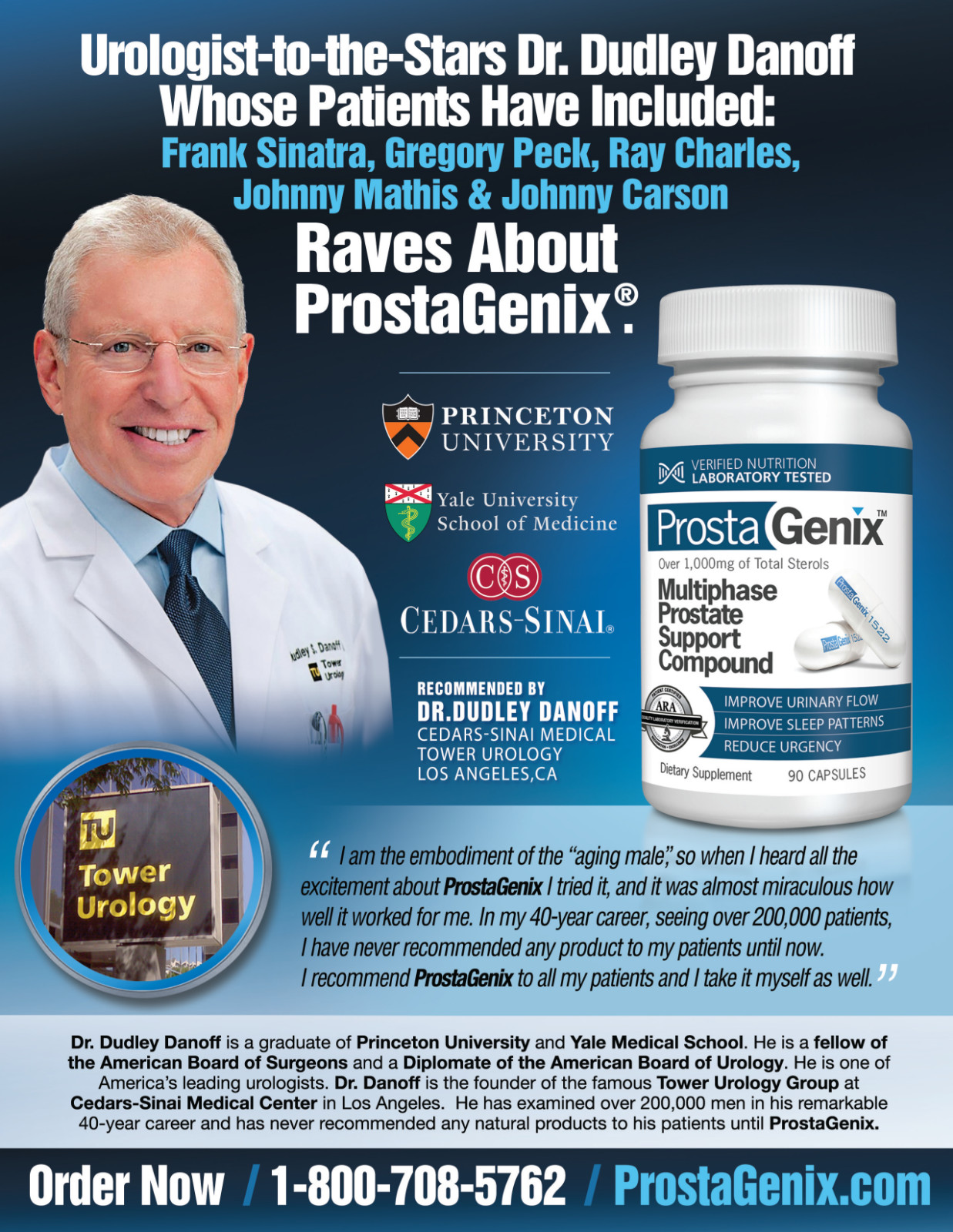 3 Bottle ProstaGenix - Direct From The Manufacturer - Authentic