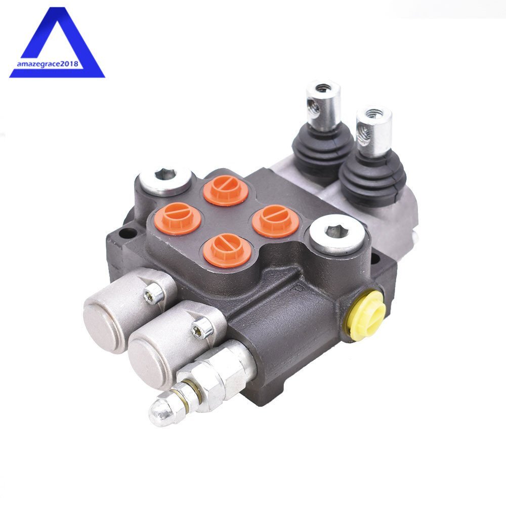 2 Spool Hydraulic Control Valve Double Acting 13 GPM 3600 PSI SAE Ports 3600Psi