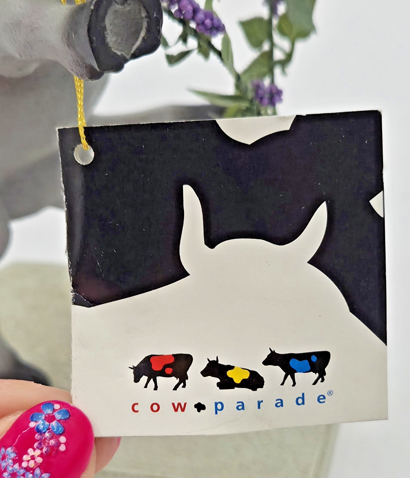 VTG Cow Parade Kudzudora Duncown 7293 LIMITED EDITION Statue Figurine FREE SHIP