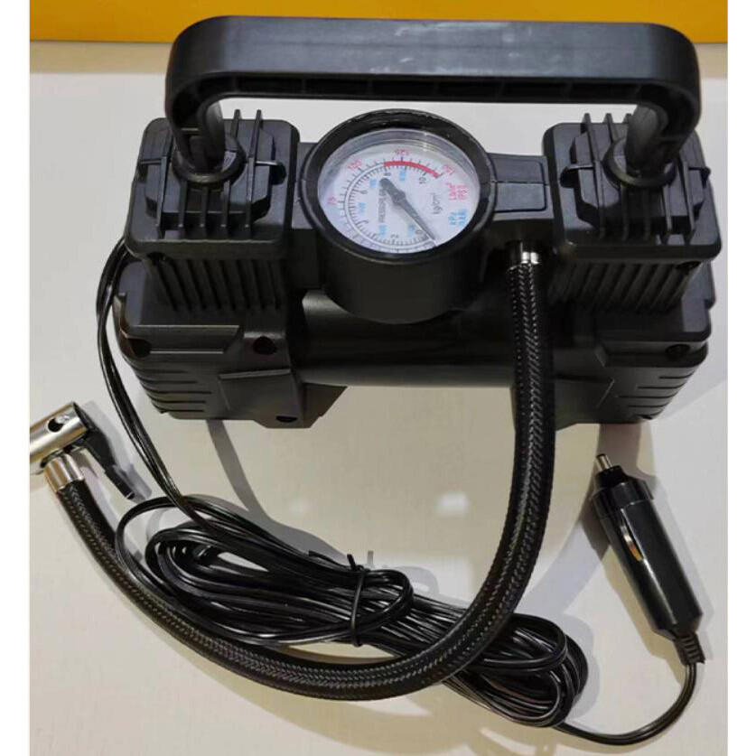 12V Car Tire Inflator Electric Pump Auto Heavy Duty Portable Air Compressor