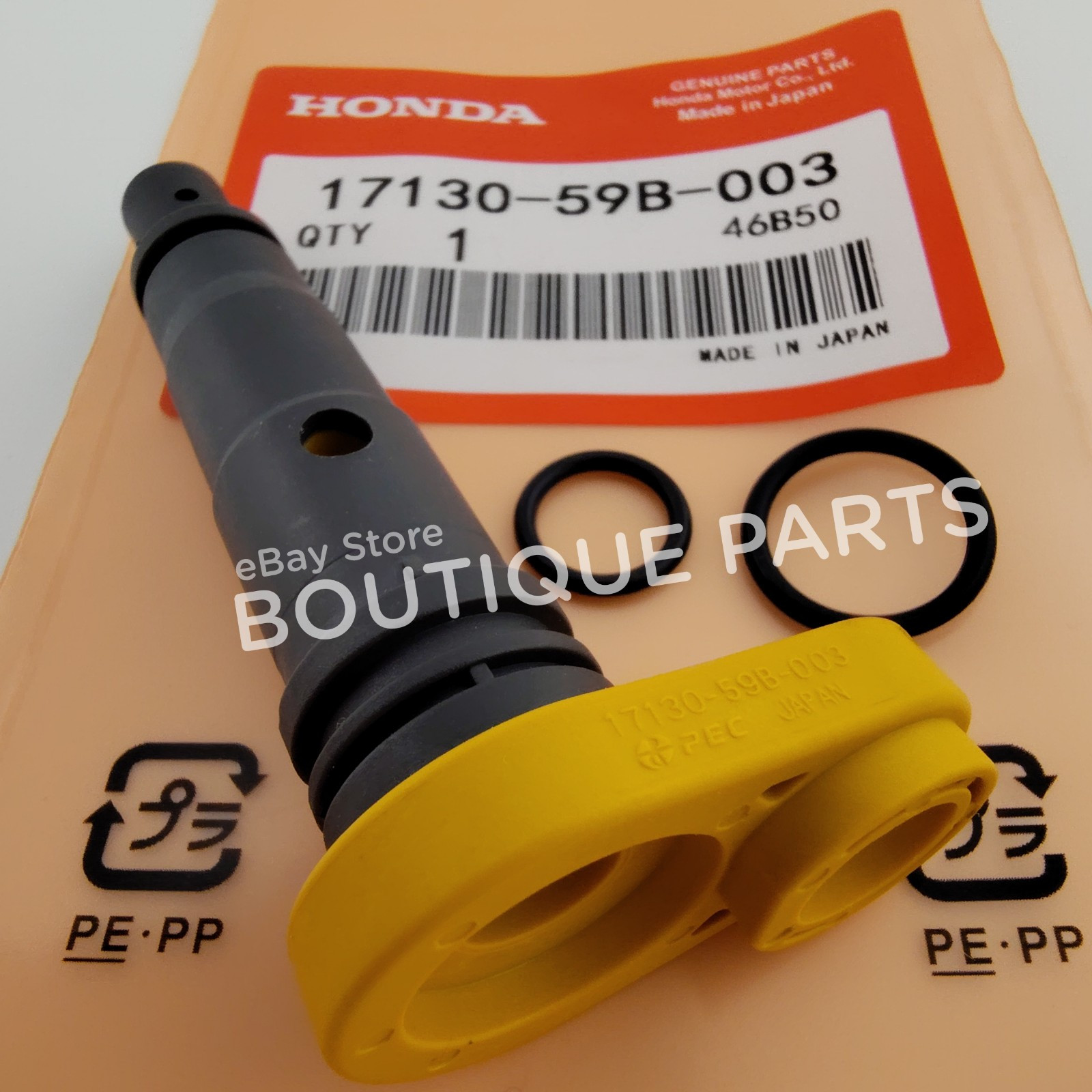 Genuine OEM for Honda PCV Valve w/ Seals 17130-59B-003 Positive Crankcase Vent