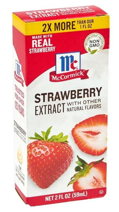 McCormick Strawberry Extract with Other Natural Flavors, 2 fl oz