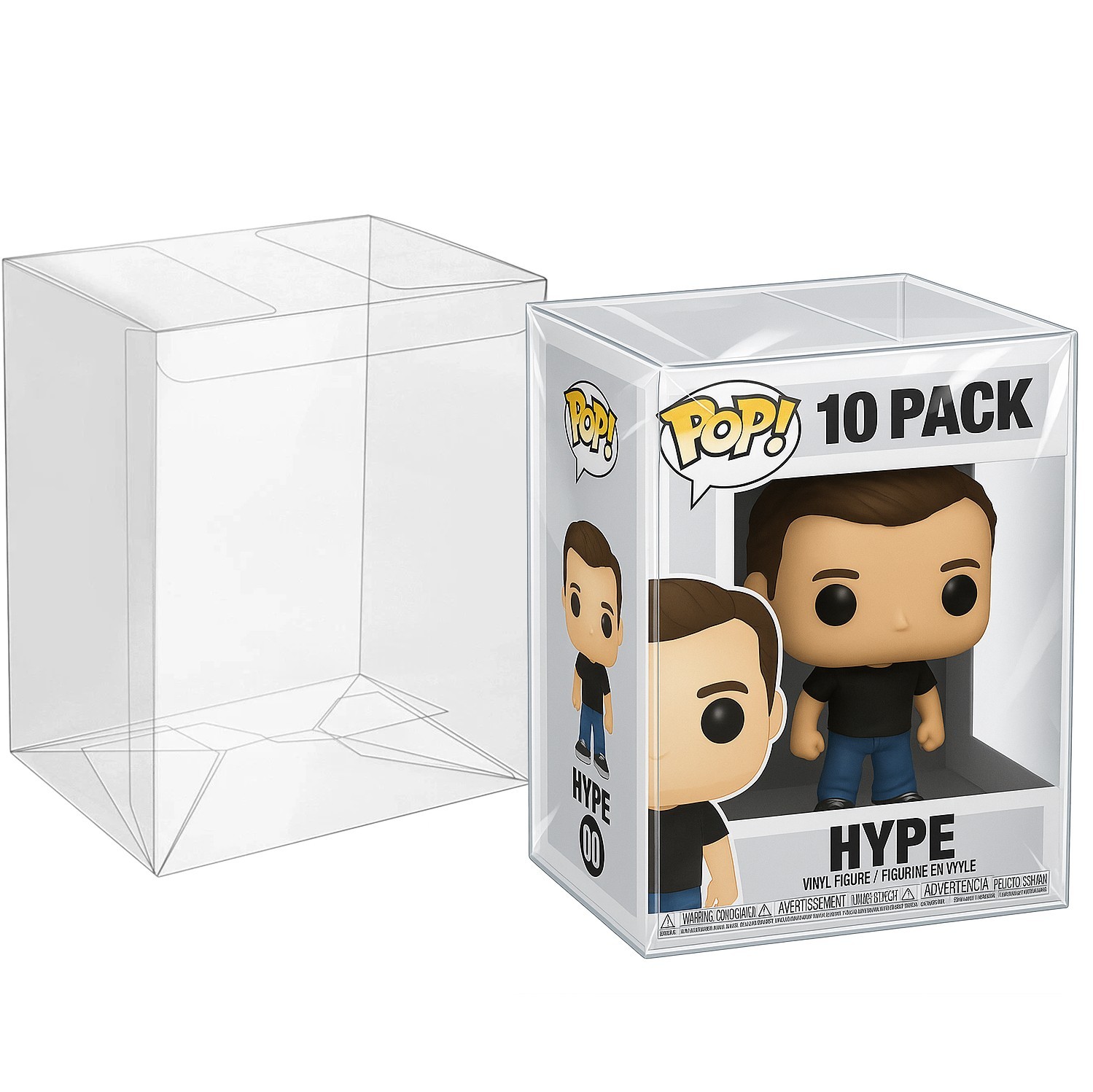 Premium Funko Pop Protectors – Clear PET Cases 10/20/50/100 Pack for 4” Pops
