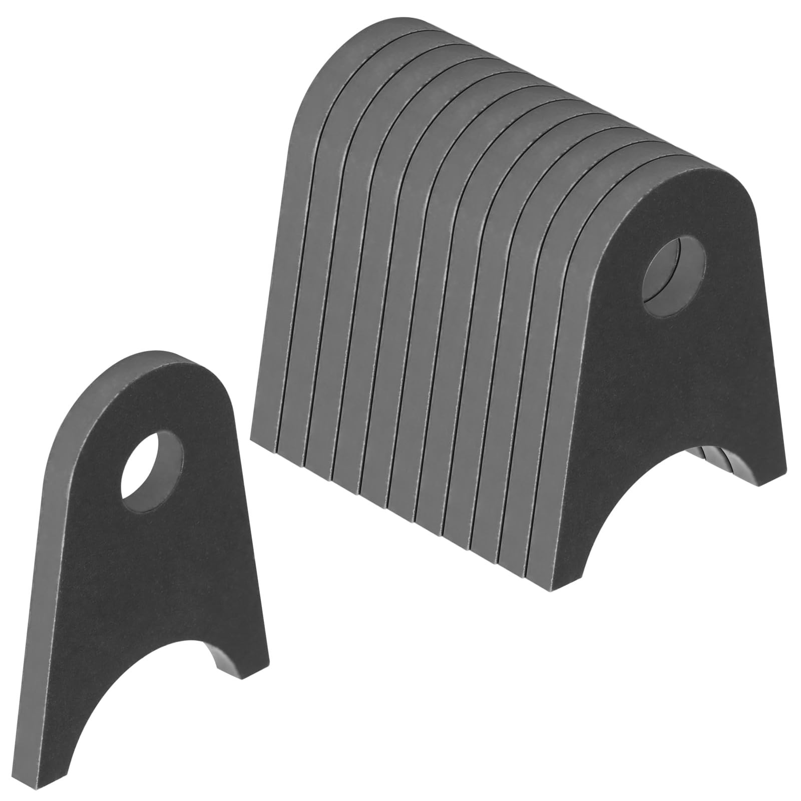 12 Pack Universal Weld-On Shock Tabs Fit 1.5 Round Tube, 2-1/2 Height, Chassi...