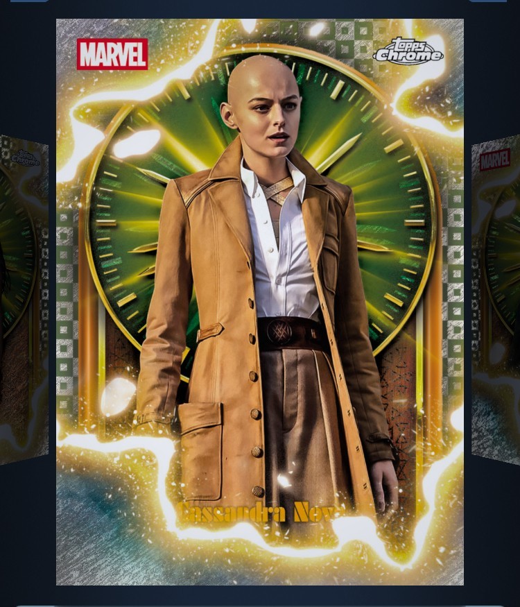 Topps Marvel Collect 2025 Topps Chrome Marvel Studios TVA Pruning Super Rare SR