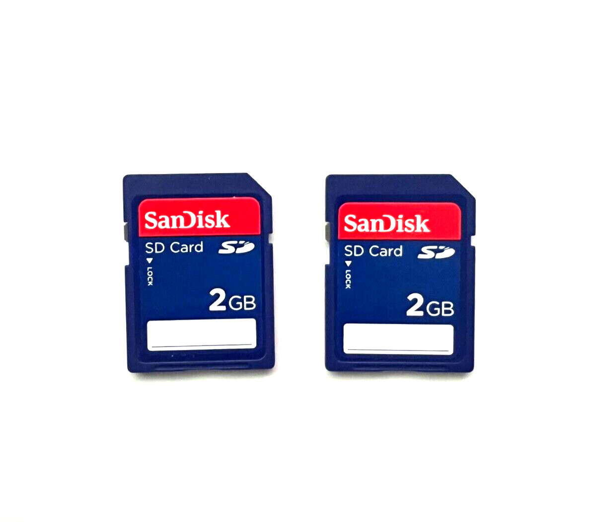 🔥🔥 2 Pack x Genuine SanDisk 2GB SD CARD CLASS 2 SDHC Flash Memory Card 🔥🔥