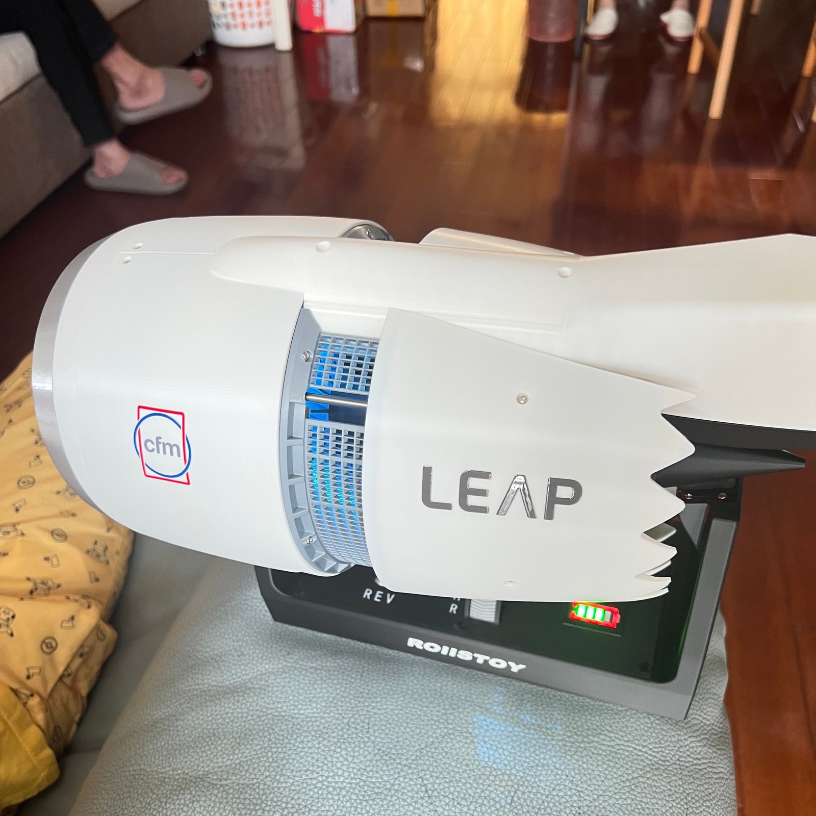 1/24 Mini C919 CFM-LEAP 1B Aviation Electric Aircraft Engine Finished Model Gift